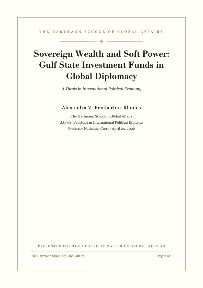Luxury premium apa title page